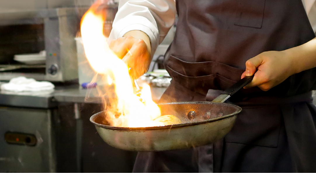 熱量が強いので飲食店に最適